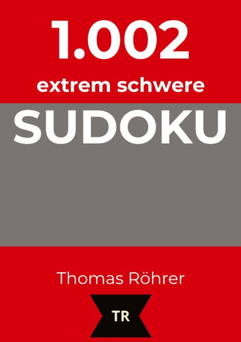 1.002er Sudoku extrem schwer