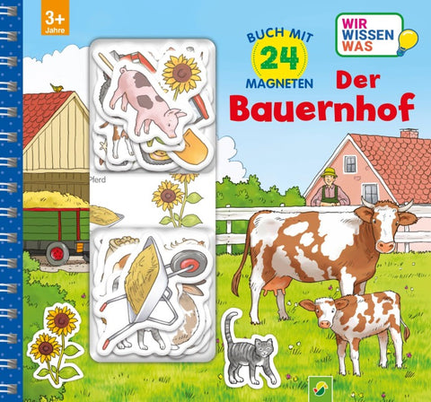 Der Bauernhof Magnetbuch mit 24 Magneten