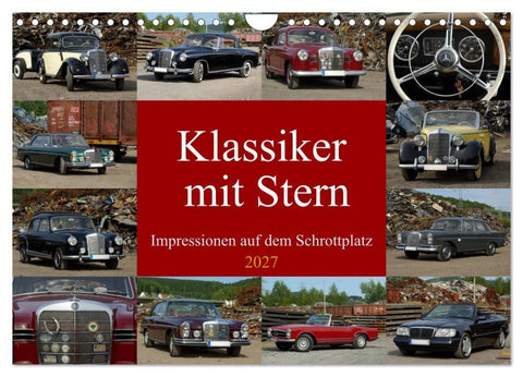 Klassiker mit Stern (Wandkalender 2027 DIN A4 quer), CALVENDO Monatskalender