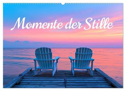 Momente der Stille (Wandkalender 2027 DIN A2 quer), CALVENDO Monatskalender
