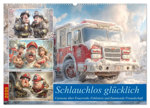 Schlauchlos glücklich (Wandkalender 2026 DIN A2 quer), CALVENDO Monatskalender