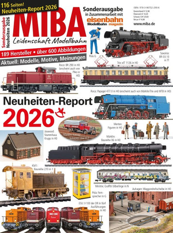 MIBA Neuheiten Report 2026