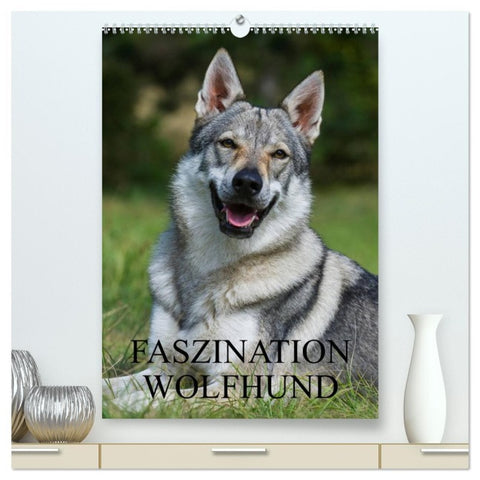 Faszination Wolfhund (hochwertiger Premium Wandkalender 2026 DIN A2 hoch), Kunstdruck in Hochglanz
