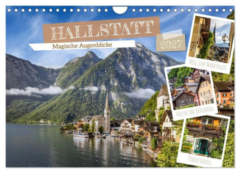 Hallstatt - Magische Augenblicke (Wandkalender 2027 DIN A4 quer), CALVENDO Monatskalender