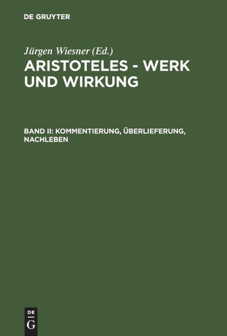 Kommentierung, Überlieferung, Nachleben
