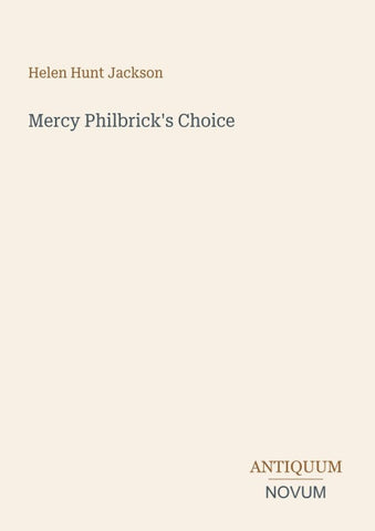 Mercy Philbrick's Choice