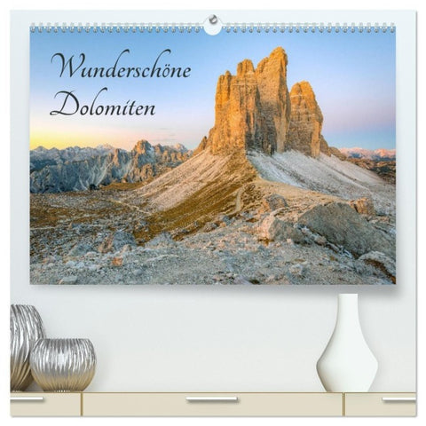 Wunderschöne Dolomiten (hochwertiger Premium Wandkalender 2027 DIN A2 quer), Kunstdruck in Hochglanz