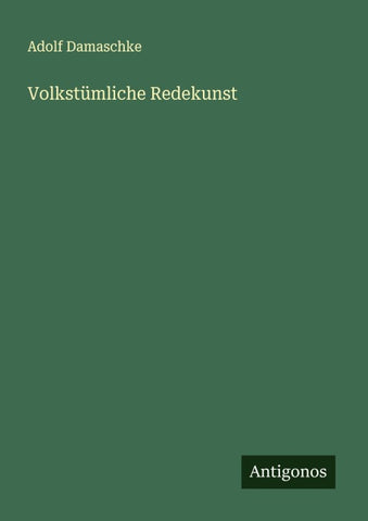 Volkstümliche Redekunst
