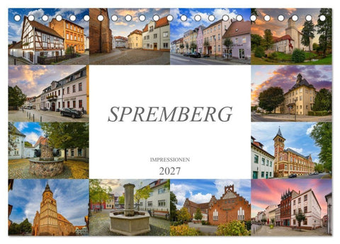 Spremberg Impressionen (Tischkalender 2027 DIN A5 quer), CALVENDO Monatskalender