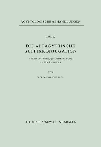Die altägyptische Suffixkonjugation