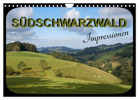 Südschwarzwald - Impressionen (Wandkalender 2026 DIN A4 quer), CALVENDO Monatskalender