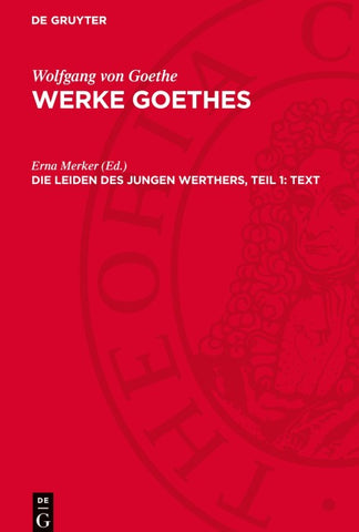 Die Leiden des Jungen Werthers, Teil 1: Text