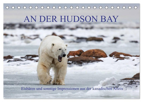 AN DER HUDSON BAY (Tischkalender 2027 DIN A5 quer), CALVENDO Monatskalender