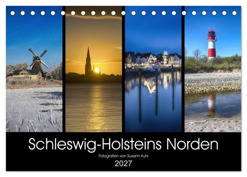 Schleswig-Holsteins Norden (Tischkalender 2027 DIN A5 quer), CALVENDO Monatskalender