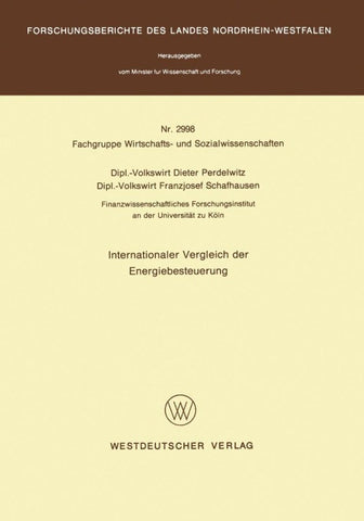 Internationaler Vergleich der Energiebesteuerung