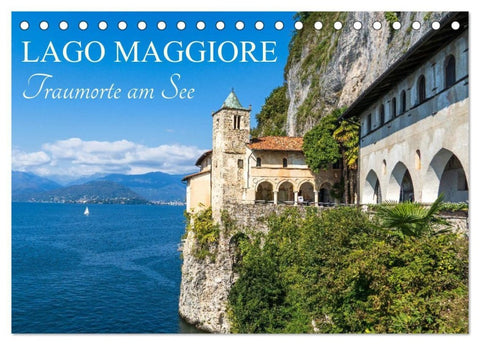 Lago Maggiore - Traumorte am See (Tischkalender 2027 DIN A5 quer), CALVENDO Monatskalender