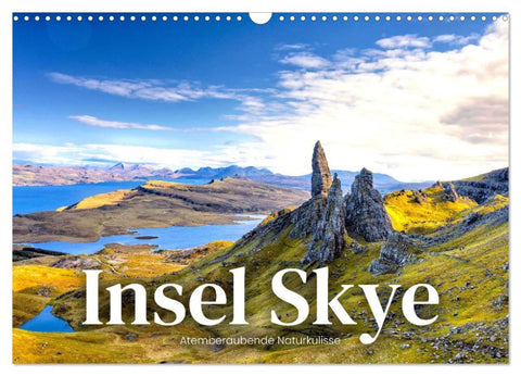 Insel Skye - Atemberaubende Naturkulisse (Wandkalender 2026 DIN A3 quer), CALVENDO Monatskalender