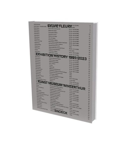 Sylvie Fleury: Exhibition History 1991–2023