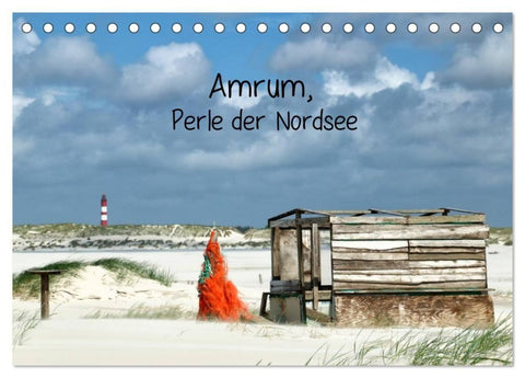 Amrum, Perle der Nordsee (Tischkalender 2027 DIN A5 quer), CALVENDO Monatskalender