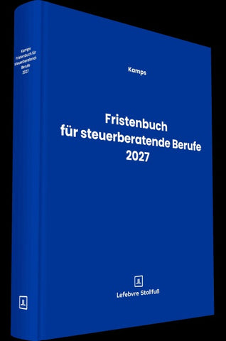 Fristenbuch für steuerberatende Berufe 2027