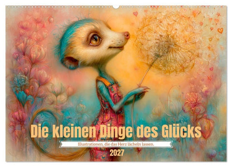 Die kleinen Dinge des Glücks (Wandkalender 2027 DIN A2 quer), CALVENDO Monatskalender
