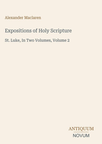 Expositions of Holy Scripture