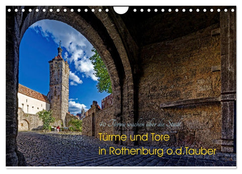 Türme und Tore (Wandkalender 2026 DIN A4 quer), CALVENDO Monatskalender