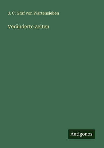 Veränderte Zeiten