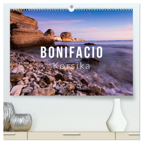 Bonifacio. Korsika (hochwertiger Premium Wandkalender 2027 DIN A2 quer), Kunstdruck in Hochglanz