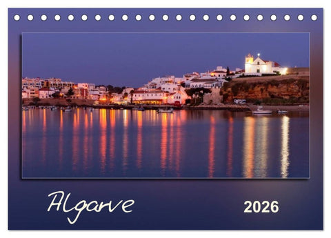 Algarve (Tischkalender 2026 DIN A5 quer), CALVENDO Monatskalender