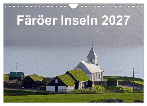 Färöer Inseln 2027 (Wandkalender 2027 DIN A4 quer), CALVENDO Monatskalender