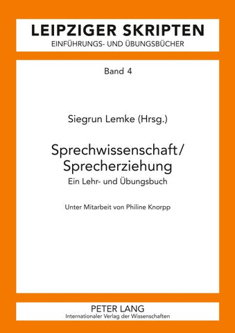 Sprechwissenschaft/Sprecherziehung