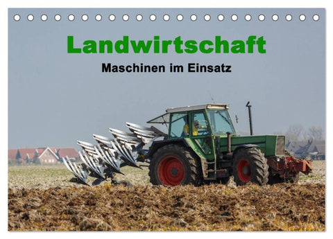 Landwirtschaft - Maschinen im Einsatz (Tischkalender 2026 DIN A5 quer), CALVENDO Monatskalender