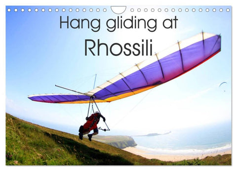 Hang gliding at Rhossili (Wall Calendar 2026 DIN A4 landscape), CALVENDO 12 Month Wall Calendar