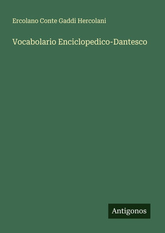 Vocabolario Enciclopedico-Dantesco