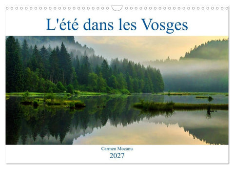 L'été dans les Vosges (Calendrier mural 2027 DIN A3 vertical), CALVENDO calendrier mensuel
