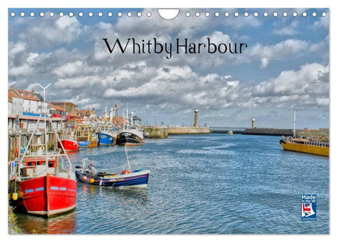 Whitby Harbour (Wall Calendar 2026 DIN A4 landscape), CALVENDO 12 Month Wall Calendar