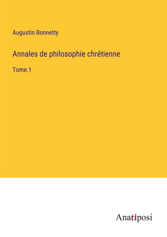 Annales de philosophie chrétienne