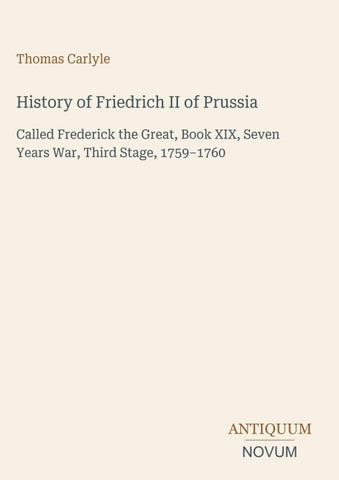 History of Friedrich II of Prussia