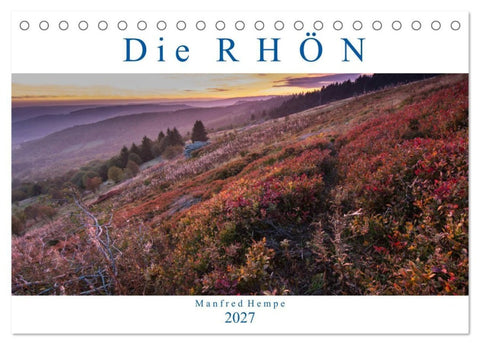 Die Rhön (Tischkalender 2027 DIN A5 quer), CALVENDO Monatskalender
