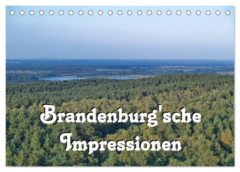 Brandenburg'sche Impressionen (Tischkalender 2027 DIN A5 quer), CALVENDO Monatskalender