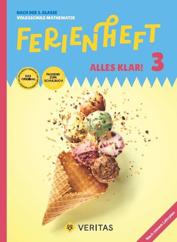 Ferienheft Alles klar! 3. Klasse Volksschule. Lehrplan 2023