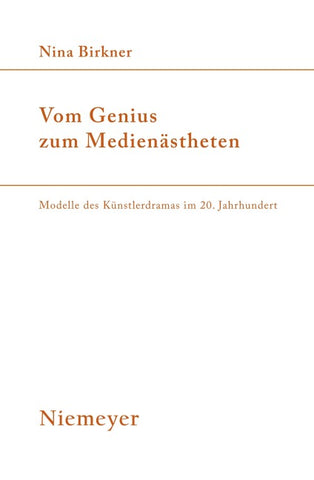 Vom Genius zum Medienästheten