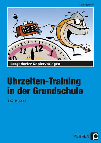 Uhrzeiten-Training in der Grundschule 3./4. Klasse