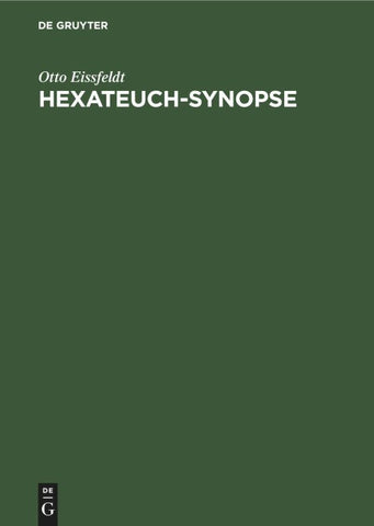 Hexateuch-Synopse