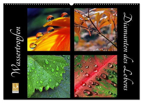 Wassertropfen - Diamanten des Lebens (Wandkalender 2027 DIN A2 quer), CALVENDO Monatskalender