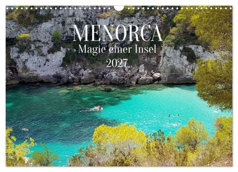 MENORCA Magie einer Insel (Wandkalender 2027 DIN A3 quer), CALVENDO Monatskalender