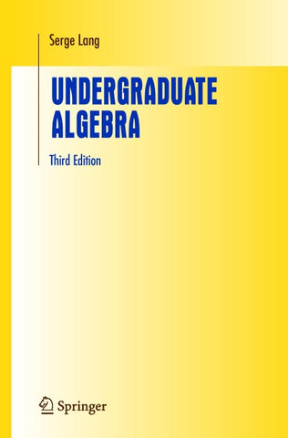 Undergraduate Algebra