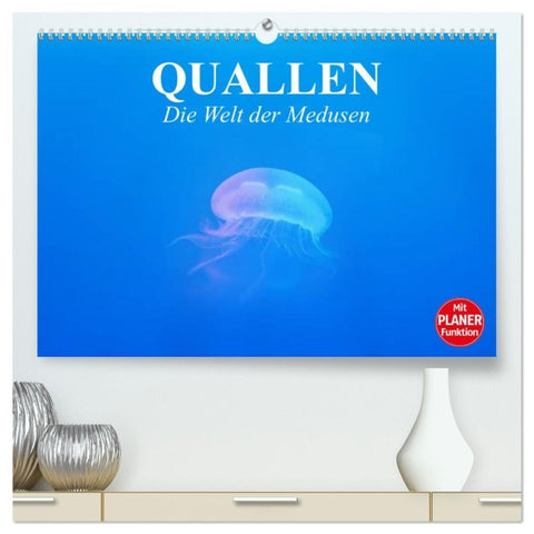 Quallen. Die Welt der Medusen (hochwertiger Premium Wandkalender 2026 DIN A2 quer), Kunstdruck in Hochglanz