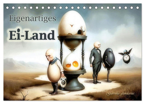 Eigenartiges Ei-Land (Tischkalender 2027 DIN A5 quer), CALVENDO Monatskalender